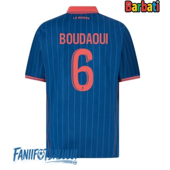 OGC Nice Hicham Boudaoui #6 Tricou Fotbal Replică 2025-26 Barbati Treilea